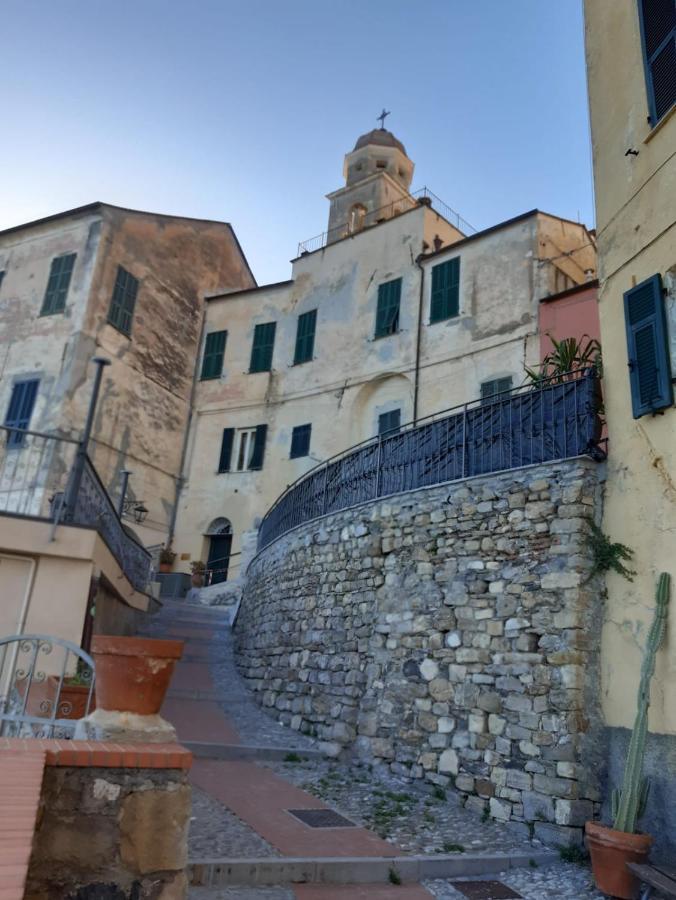 Appartamento Nel Borgo Con Splendida Vista Sul Mare Cervo Exteriör bild
